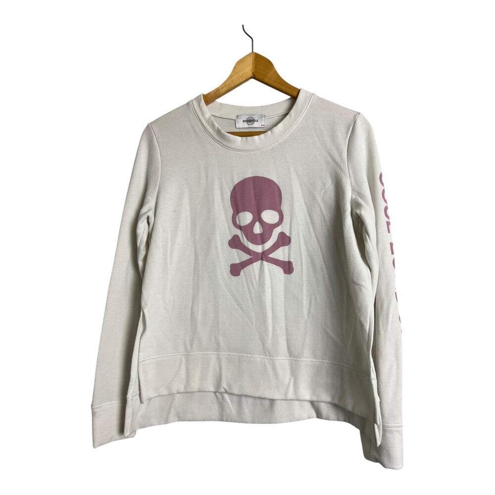 Soulcycle Skull Long Sleeve Athletic Top Shirt Workout Gym Athleisure Sports S